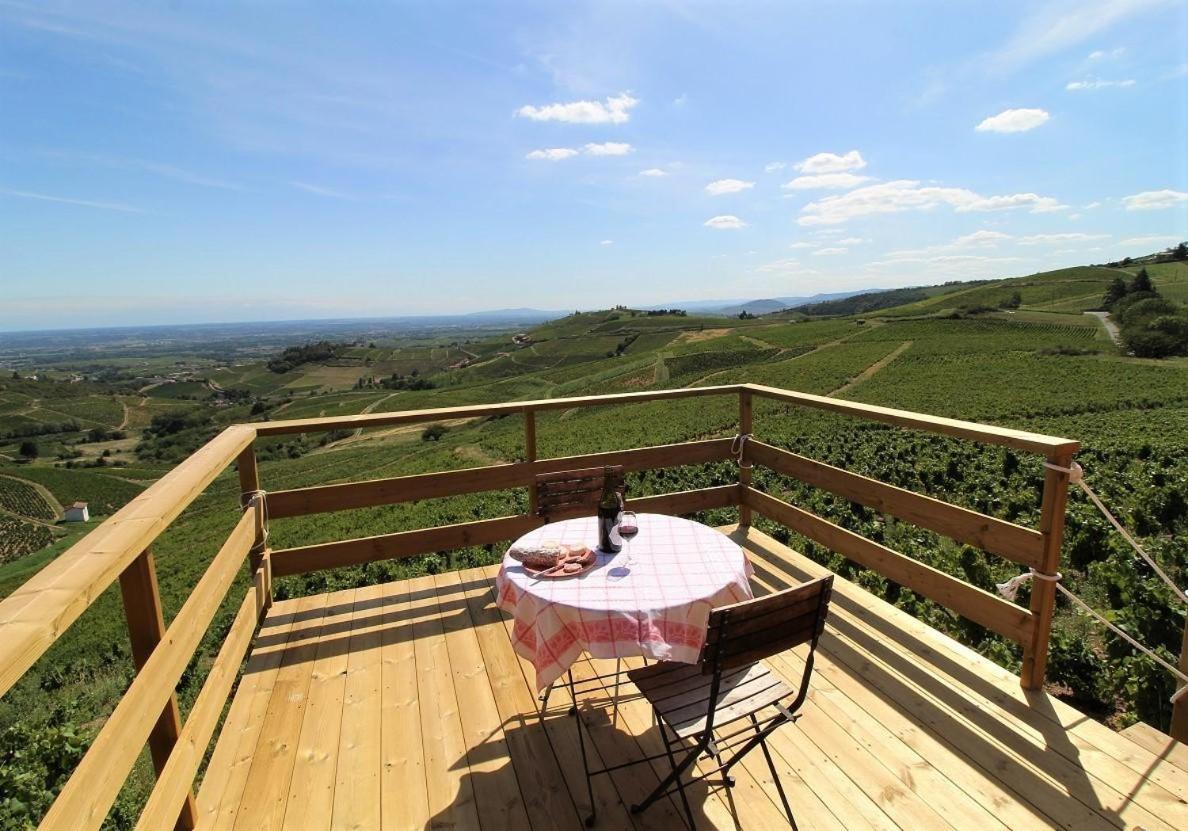 Tiny House Au Coeur Du Vignoble Beaujolais Hotel Fleurie Luaran gambar
